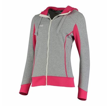 Reece Kate Hooded Zip Sweat Grijs/Roze