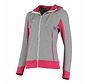 Kate Hooded Zip Sweat Grijs/Roze