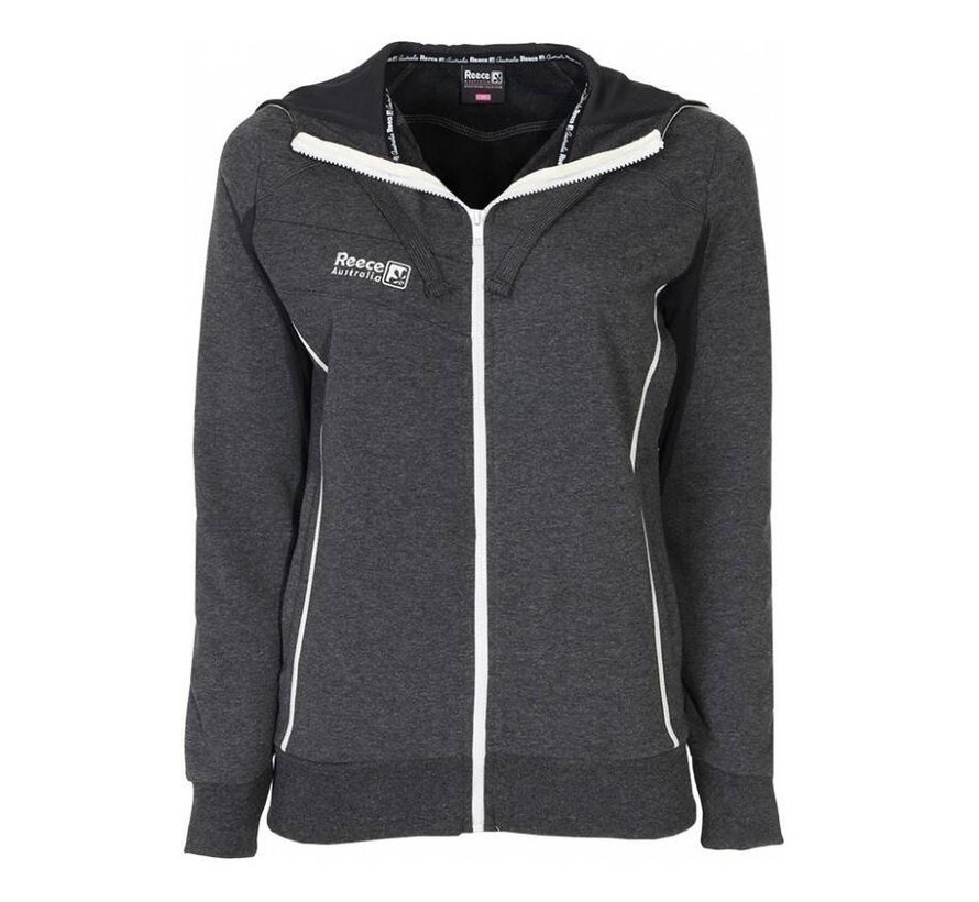 Kate Hooded Zip Sweat Antracite