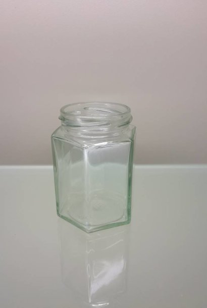 Hexagonal jar 350 gram ( 30 pieces )