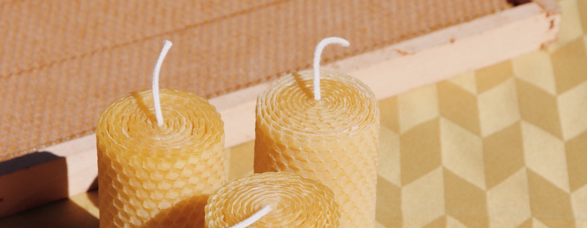 Beeswax candles