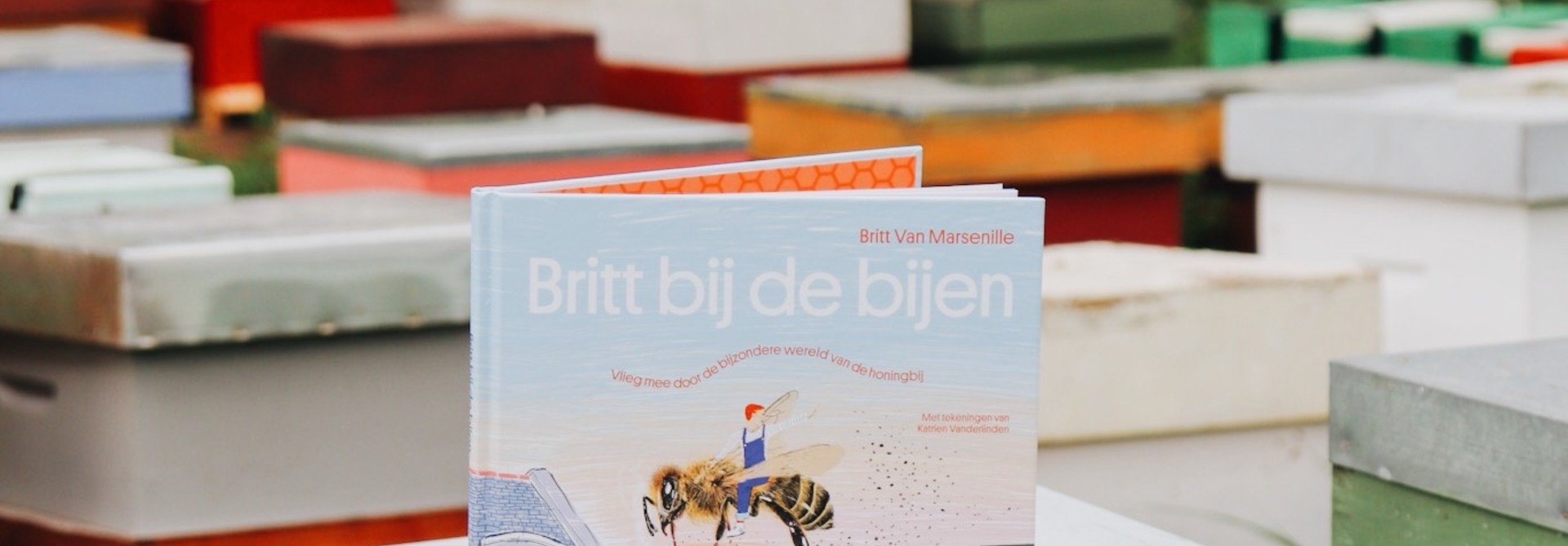 Kinderboek Britt bij de bijen