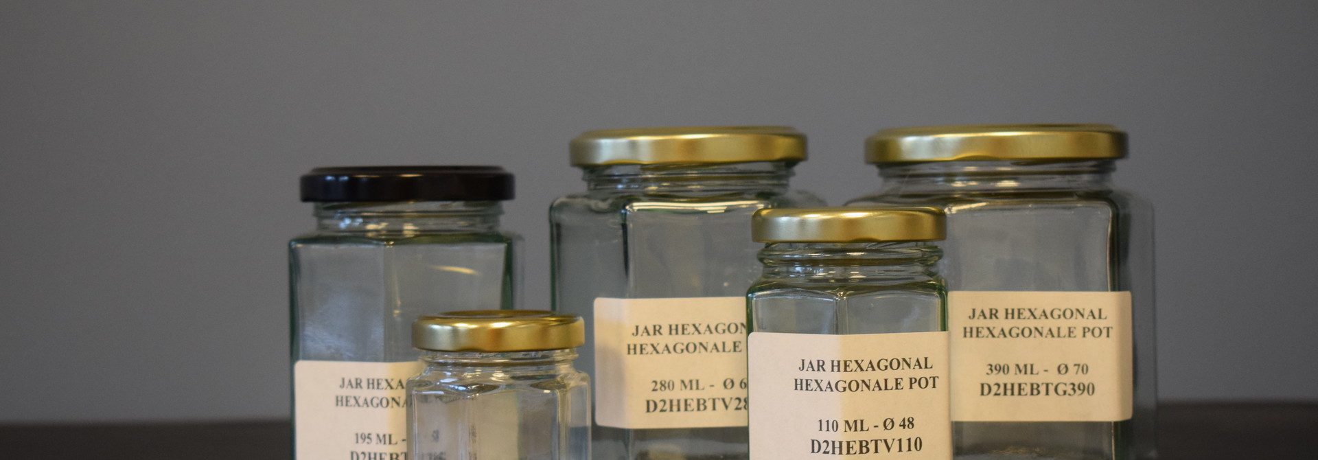 390 ml Hexagonal (20 pièces)