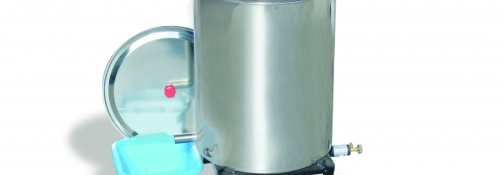 Steam wax melter "Vapor tonda" in stainless steel