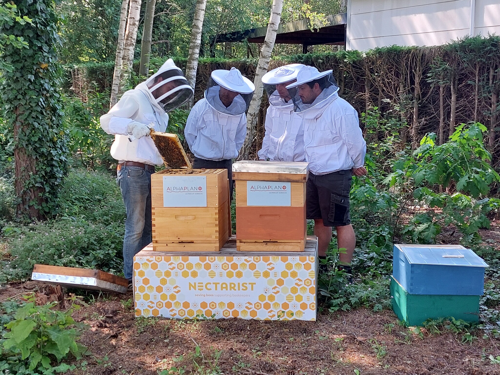 Corporate bijenkasten op locatie — samenwerking op maat-1