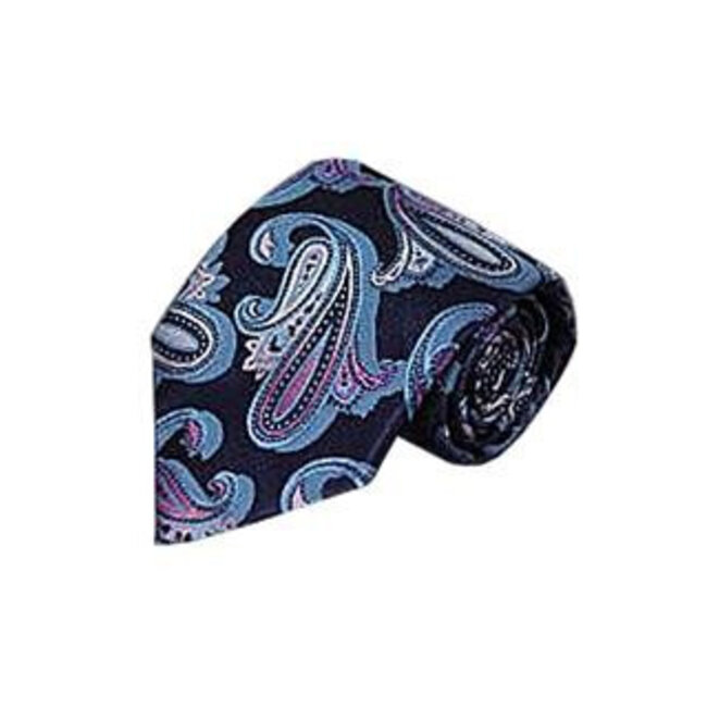 Massimo-Valeri Blauwe stropdas V09