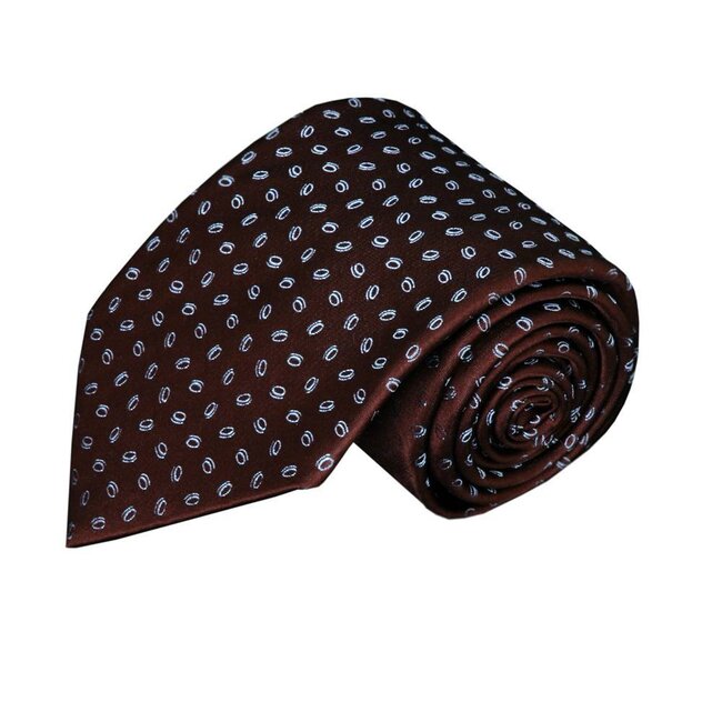 Paolo Albizzati Brown tie PA12