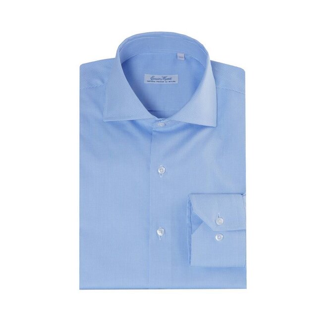 Tessitura Monti Monti blue shirt Garda
