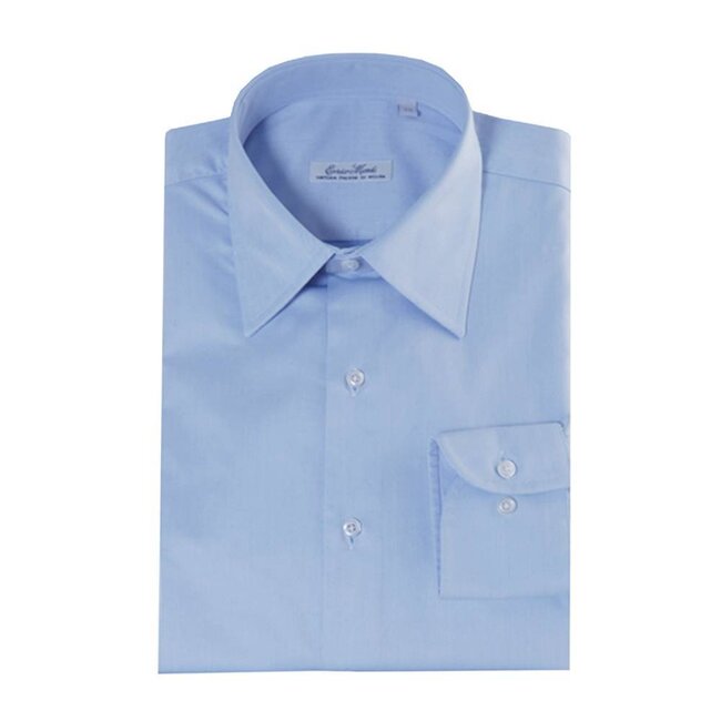 Tessitura Monti Monti blue shirt Como