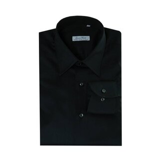 Tessitura Monti Monti black shirt Aliseo SLIM FIT