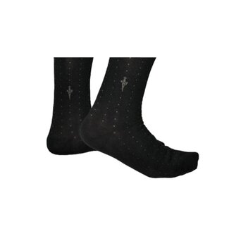 Cesare Paciotti Zwarte·sokken·stippen·Puntinato