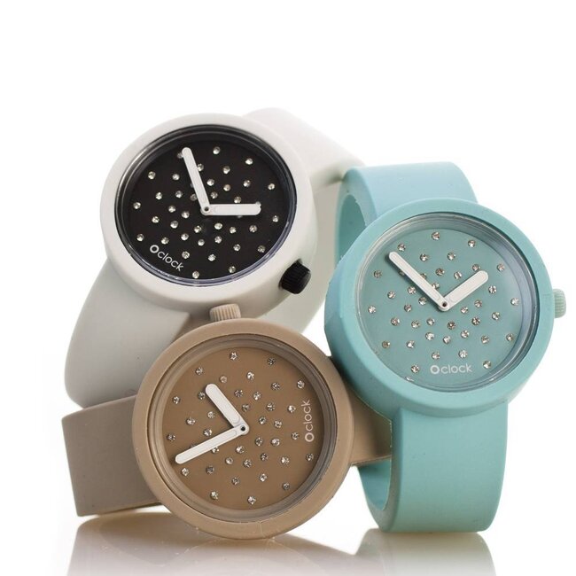 O clock O clock klokje Crystal Turquoise