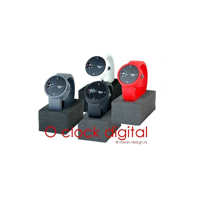 O clock O clock klokje Digital zwart