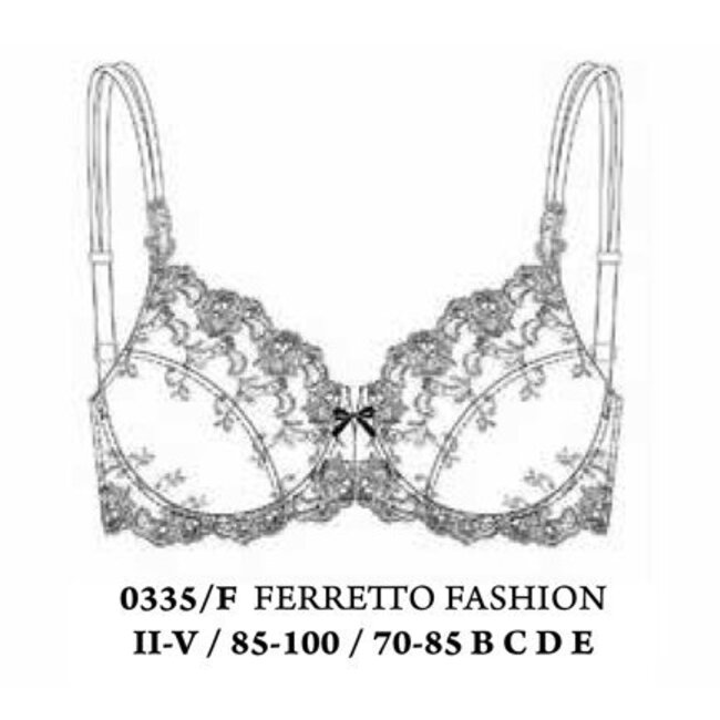 AMBRA Beugel BH Platinum Fashion zwart