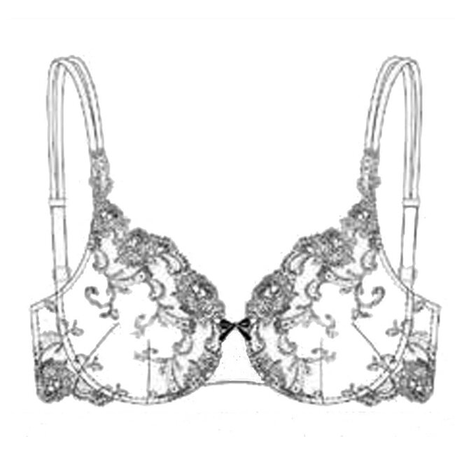 AMBRA BH geformt-Platinum Fashion Elfenbein