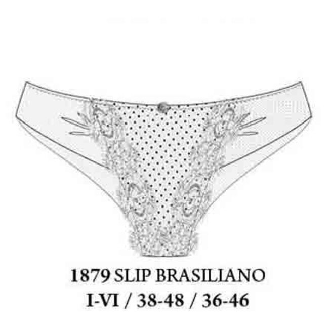 AMBRA SET- (oil push bra + Brasil) -Corda brown