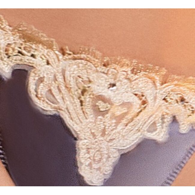 AMBRA AMBRA SET-(oil push bh+tanga) Etoile Paars