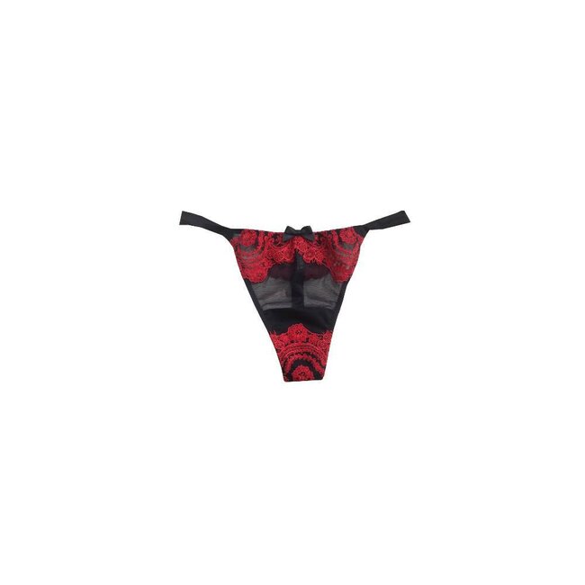 AMBRA SET·oilpush·bra+tanga·ambra·Italian·Luxury·red