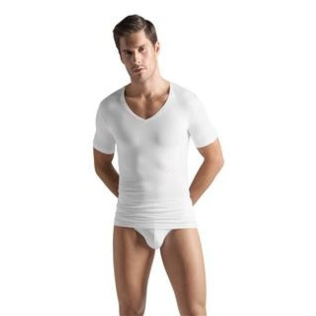 Hanro Men's·v/n·shirt·Hanro·Cotton·Superior·white·73089