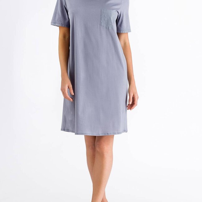 Hanro Dames·nachtjurk·cotton·de·luxe·grijs