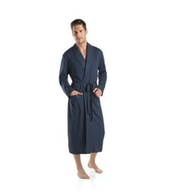 Hanro Heren·badjas·blauw·Hanro·Night·&·Day·75438