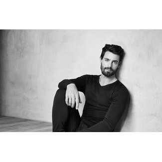 Hanro Heren·shirt·l/slv·Hanro·Woolen Silk·73402