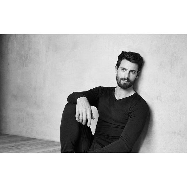 Hanro Herren·longleg·Hanro·Woolen Silk·grau·73412