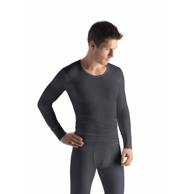 Hanro Men's·longleg·Hanro·Woolen Silk·grey·73412