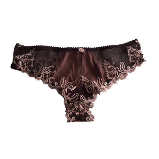 AMBRA SET oilpush bra + brasil-Silk Flowers · pink · 0926 / 1929L