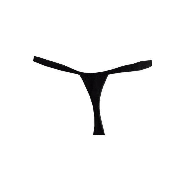 AMBRA Tanga Ambra · · Laser · Blumen · · schwarzes Gold