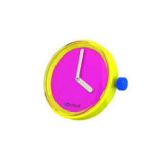 O clock O clock Uhr fluor rosa