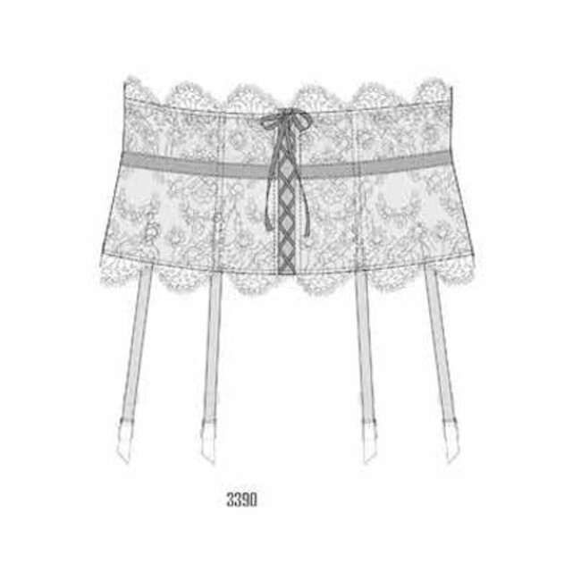 AMBRA Suspender-corselet-Secret-Feelings-black