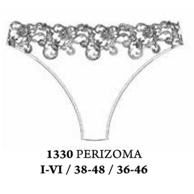 AMBRA SET BH + String Platinum blau-grün