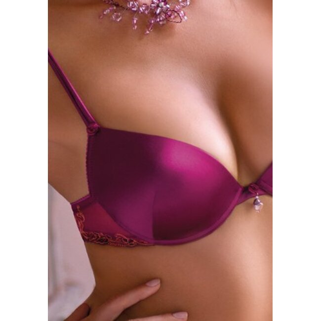 AMBRA T-Shirt-BH  Silk Fuchsia-rood