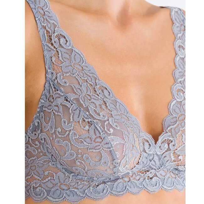 Hanro Soft·cup·bra·Moments·Lilac Grey