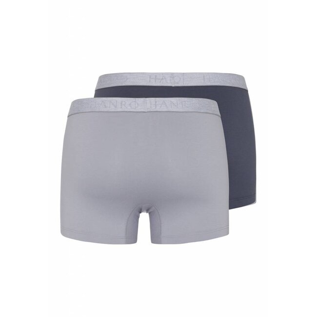 Hanro Men briefs 2pack Cotton Essentials gray
