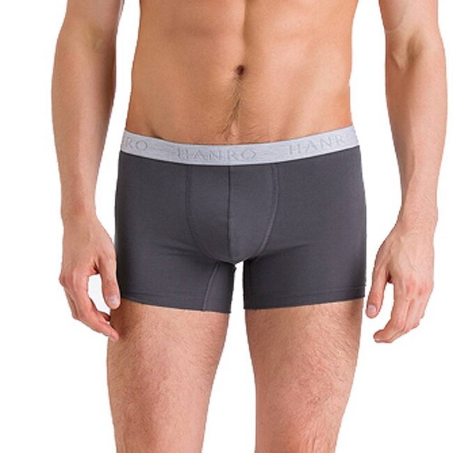 Hanro Heren slips 2pack Cotton Essentials grijs