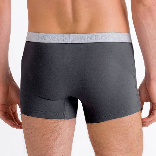 Hanro Herren Slips 2er Pack Cotton Essentials Grau