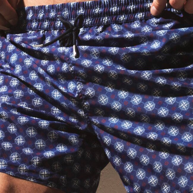 Parah Badeshort Maestrally Paisley ein  blau druck