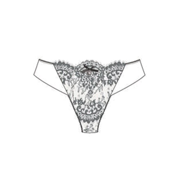 AMBRA SET: Spitze Soft cup  BH+ brasil Ventagli schwarz