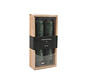 Set of two candles Countryfield 15,5cm | Dark green