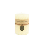 Countryfield Countryfield Stompkaars met ribbel Crème Ø7 cm | Hoogte 10 cm