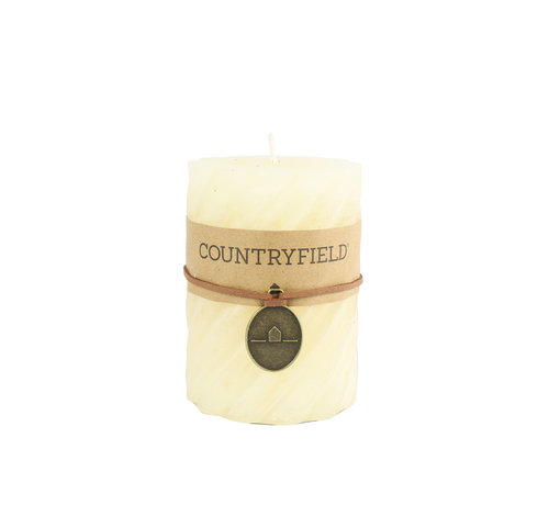 Countryfield Countryfield Stompkaars with rib Cream Ø7 cm | Height 10 cm