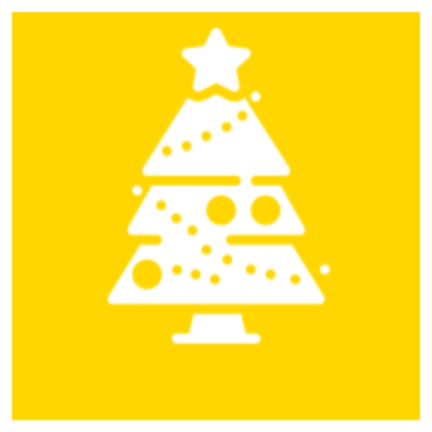 Sehr große künstliche Weihnachtsbäume