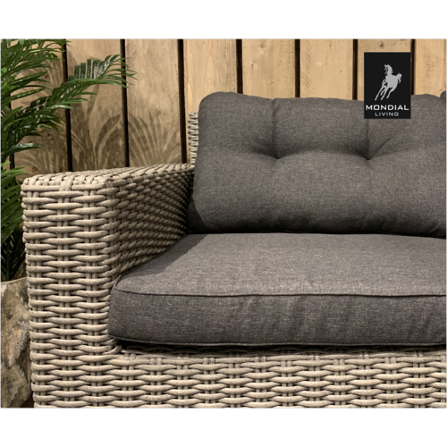 Mondial Living Loungeset für 6 Personen Garonne Blended Grey | inkl. Tisch