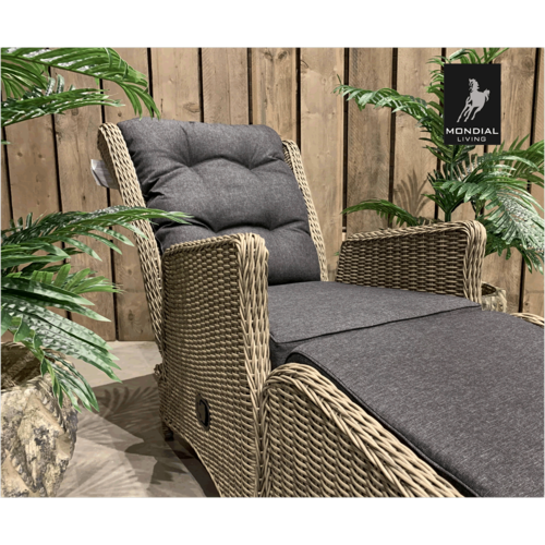 Mondial Living Bombay Lounge Chair | Forest Gray