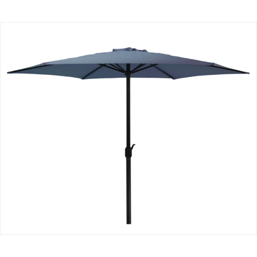 Pro Garden Parasol dark blue Ø300 cm for garden and terrace | with handy mooring system