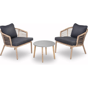 Mondial Living 2-person garden set Logan | Incl. round table