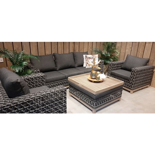 Mondial Living Lounge-Set für 5 Personen Tokyo | inkl. Tisch