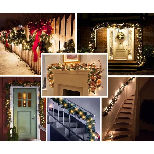 Royal Christmas Royal Christmas® Guirlande Washington 540 cm including LED lighting | Also suitable for outside